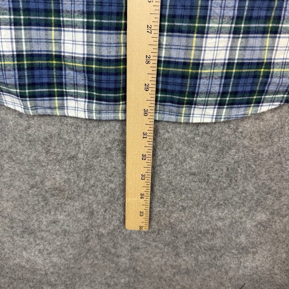 Vineyard Vines Shirt Mens Large Plaid Patchwork Fun Party Flannel Classic Fit - Picture 7 of 9